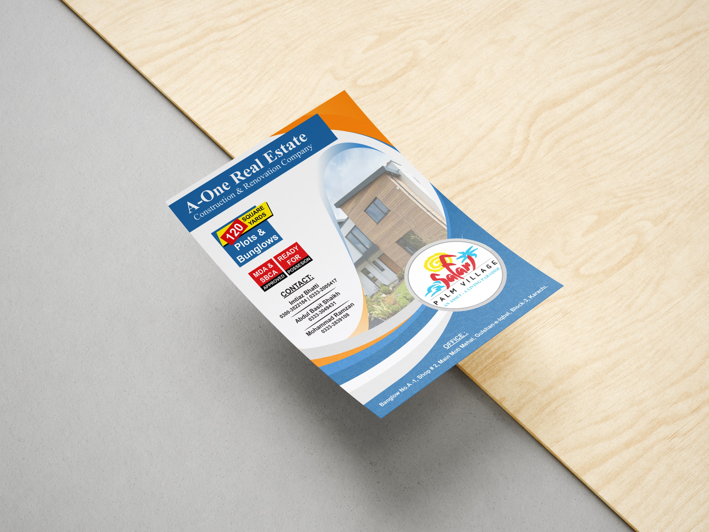 A5 flyer brochure design Spain 2026